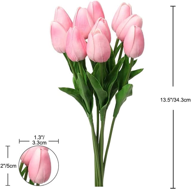 Thumbnail 4 de 10 künstliche Tulpen 34 cm für Deko