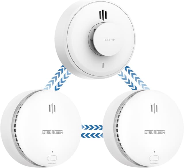 Detalle de Interlinked Smoke and Heat Alarm Bundle 10‑Year