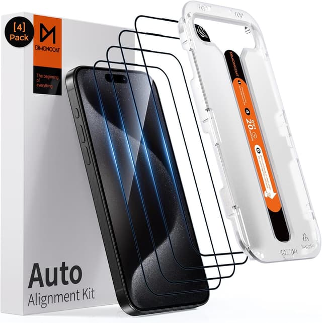 Thumbnail 6 de DIMONCOAT 4-PACK Panzerglas für iPhone 16 6.1 Zoll