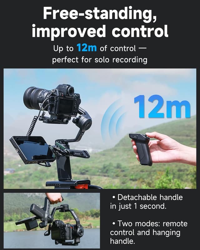 Detalle 2 de SCORP 3 gimbal stabiliser, 3.5 kg payload