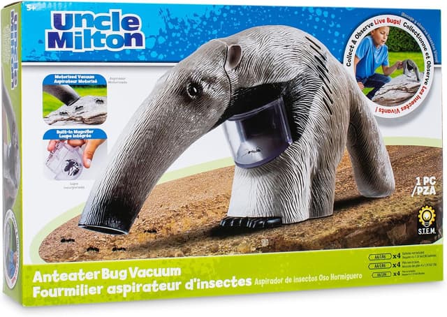 Detalle 2 de Basic Fun 14998 Ameisenbär-Käfersauger aus Plastik – Spielzeug für das Beobachten von lebenden Insekten