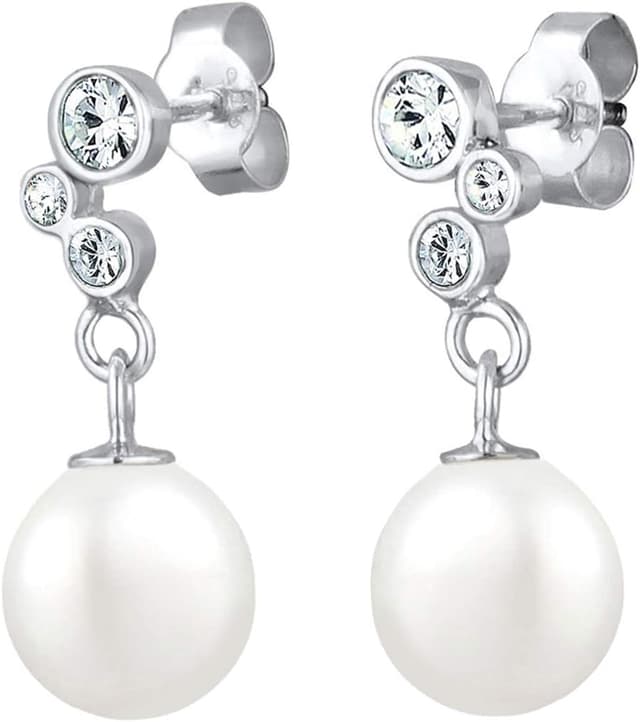 Detalle de Elli Ohrringe Perlen mit Kristallen