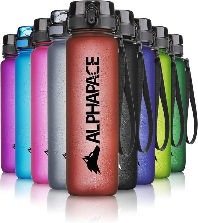 Detalle de ALPHAPACE borraccia ermetica senza BPA con scomparto per frutta o aromi (350/500/650/1000/1500 ml)