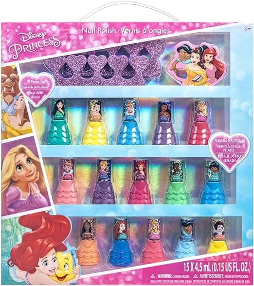 Imagen de Townley Girl Princesas Disney🧚♀️ Set de Esmaltes Seguros 18 Pzs en OfertitasTOP