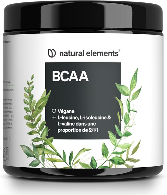 Detalle de BCAA – 360 petites gélules (leucine, isoleucine, valine) véganes – hautement dosées