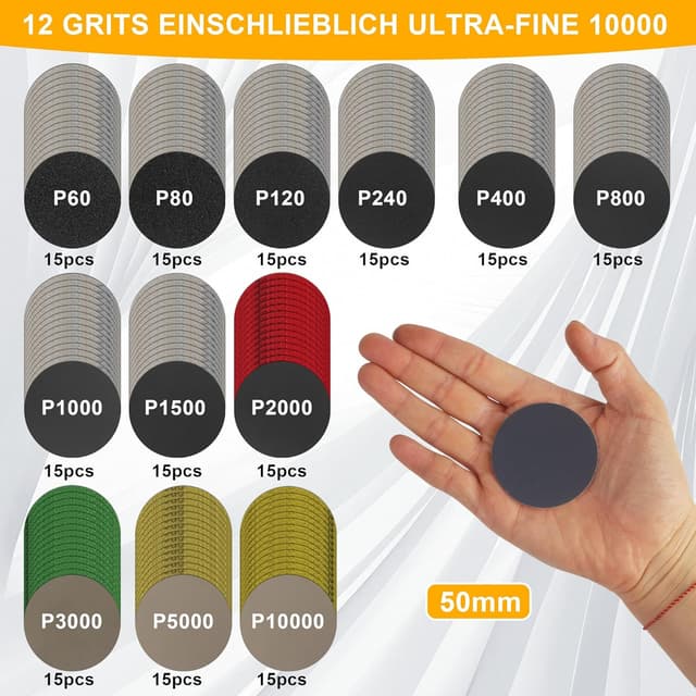 Thumbnail 1 de 193 Pezzi Kit Rinnova Fari Auto 50mm