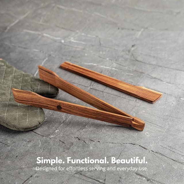 Thumbnail 6 de SiamMandalay Super Slim Salad Tongs 12in