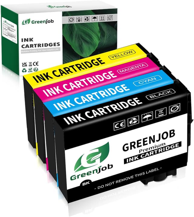Detalle de Greenjob 604XL Compatible Ink Cartridge Multipack (4-Pack) for Epson 604XL