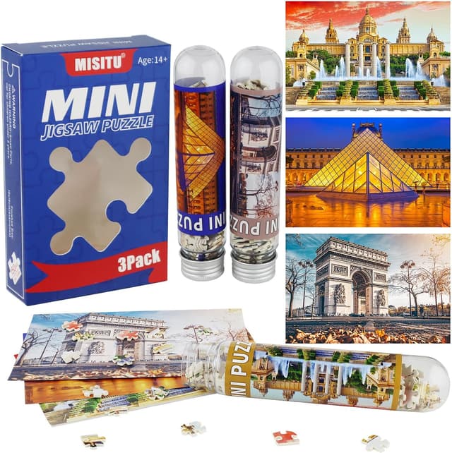 Detalle de MISITU Mini-Puzzles 3er-Pack mit 150 Teilen