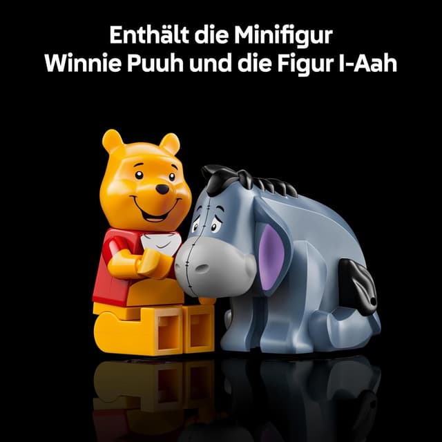 Detalle de LEGO Disney Winnie Puuh (43300) – Modellbau für Erwachsene mit Honigtopf & Sammlerfiguren
