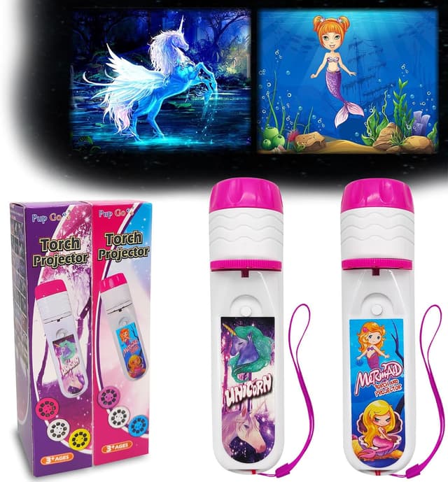 Imagen de Pup Go Mermaid & Unicorn Torch Projector 2-Pack en OfertitasTOP