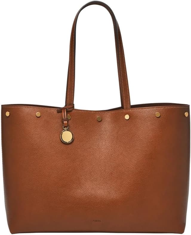 Detalle de FOSSIL Jessie leather or polyurethane tote bag for women