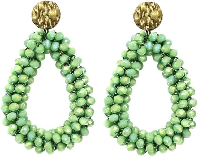 Detalle de Caiduoduo Bohemian Ohrringe Kristallhänge