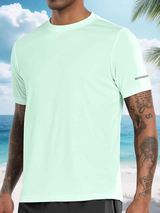 Detalle 2 de Men’s rash guard UPF 50+ swim top