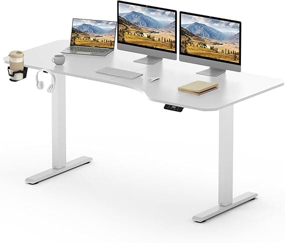 Detalle de SANODESK Escritorio Elevable Eléctrico 160x75cm - Ergonomía en Casa