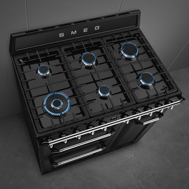Detalle 2 de Smeg TR93BL cocina compacta de gas