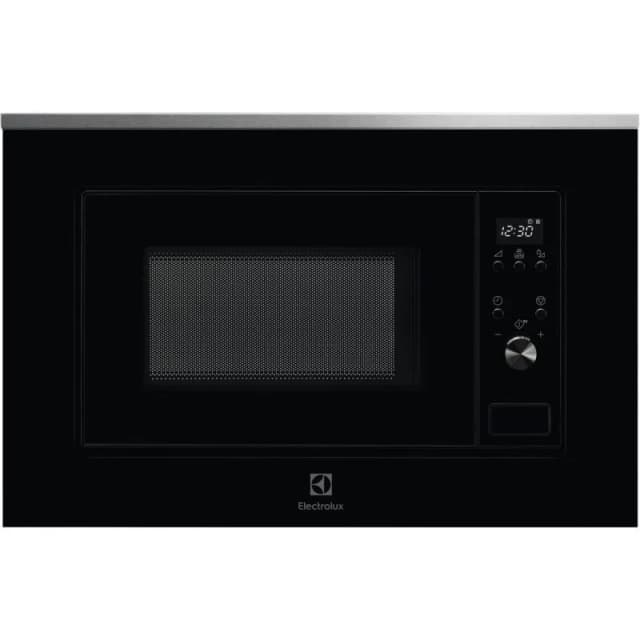 Detalle de Microondas Electrolux LMS2173EMX 17L 700W Black Inox, encastrable y con cocción uniforme