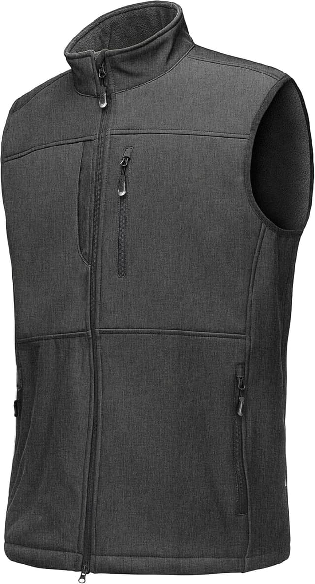 Thumbnail 6 de 33,000ft men’s fleece-lined softshell gilet with windproof protection and zipped pockets