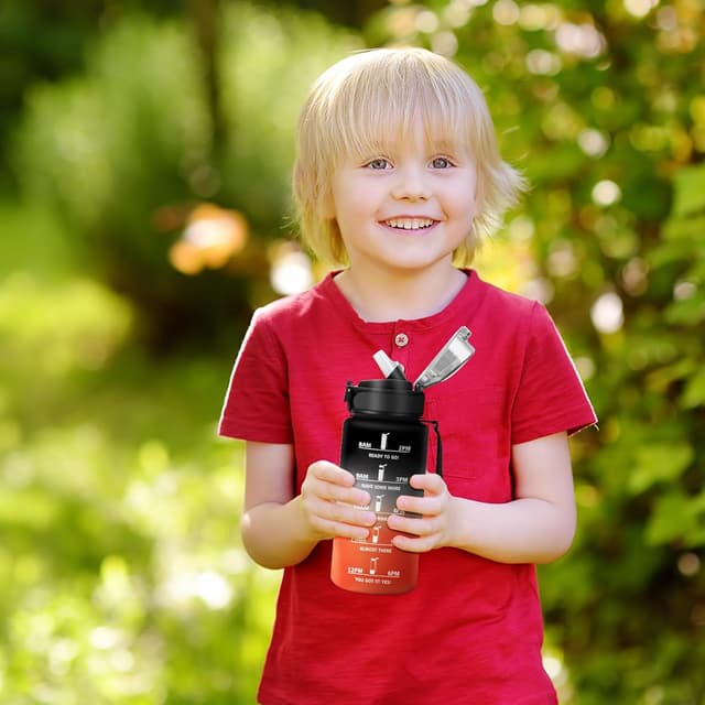 Thumbnail 6 de JAPORIA borraccia sportiva da 500 ml con cannuccia e marcature temporali