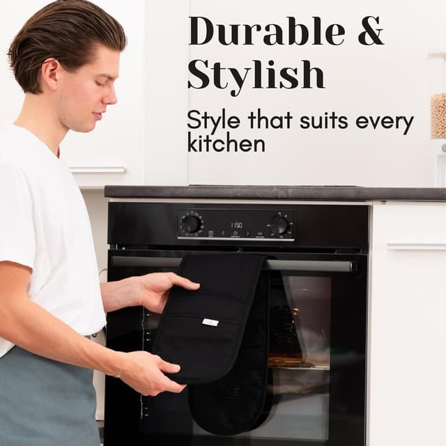 Thumbnail 6 de Laffair Double Oven Gloves 2-in-1 Heat Protection