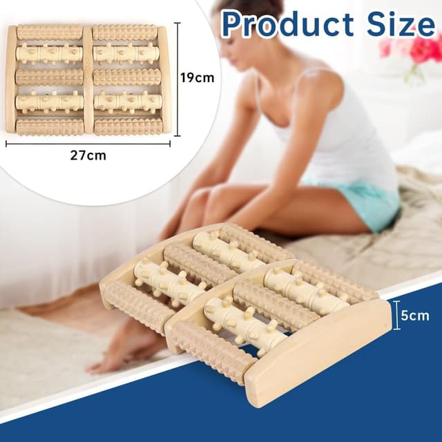 Thumbnail 3 de AOGOE Massaggiatore per Piedi Rullo in Legno