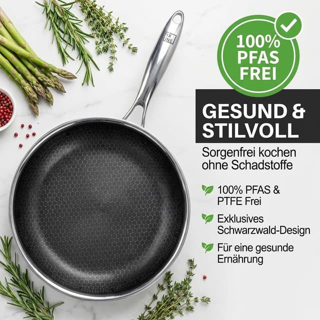 Thumbnail 6 de FIXLINE Black Forest Bratpfanne 28cm Antihaft