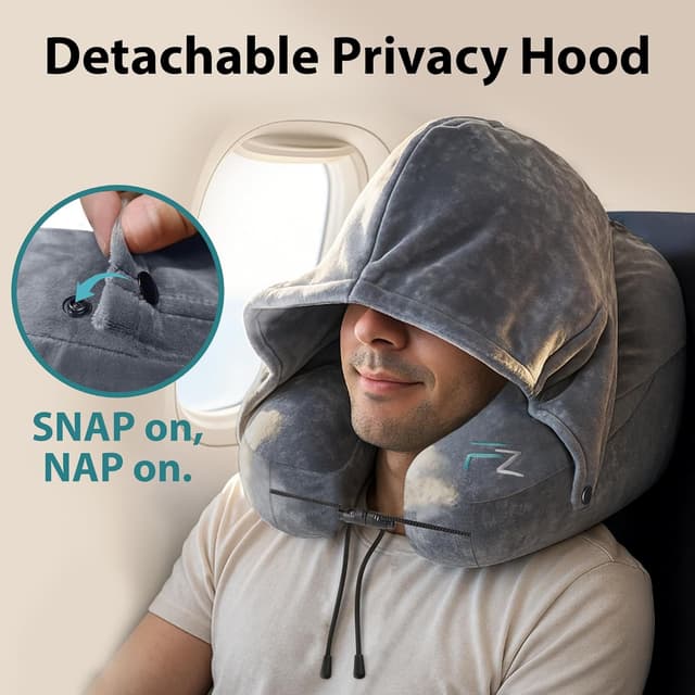 Detalle de FLOWZOOM Air neck support travel pillow