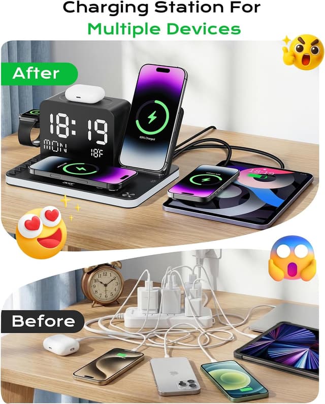 Detalle 2 de acer 7-in-1 Wireless Charging Station for iPhone 16