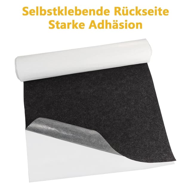 Detalle de Filz Selbstklebend Meterware 1 mm, 40×250 cm