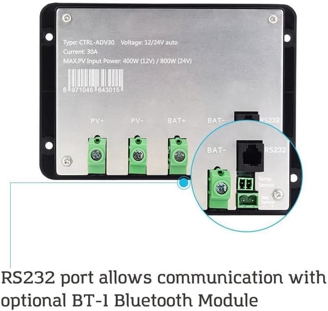 Thumbnail 3 de Renogy 30A PWM Solar Charge Controller ⚡