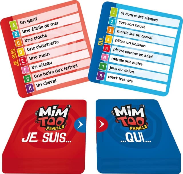 Detalle de Asmodee Mimtoo Famille – Nouvelle Édition : jeu de mimes et de bruitages dès 6 ans (version française)