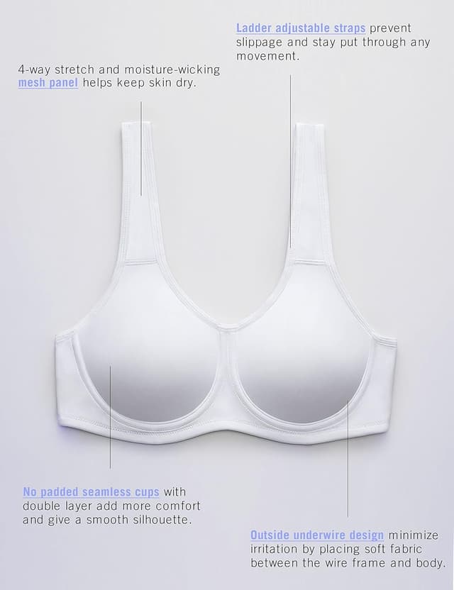 Detalle 2 de SYROKAN Damen High-Impact Sports-BH mit Bügel für große Brüste in großen Größen