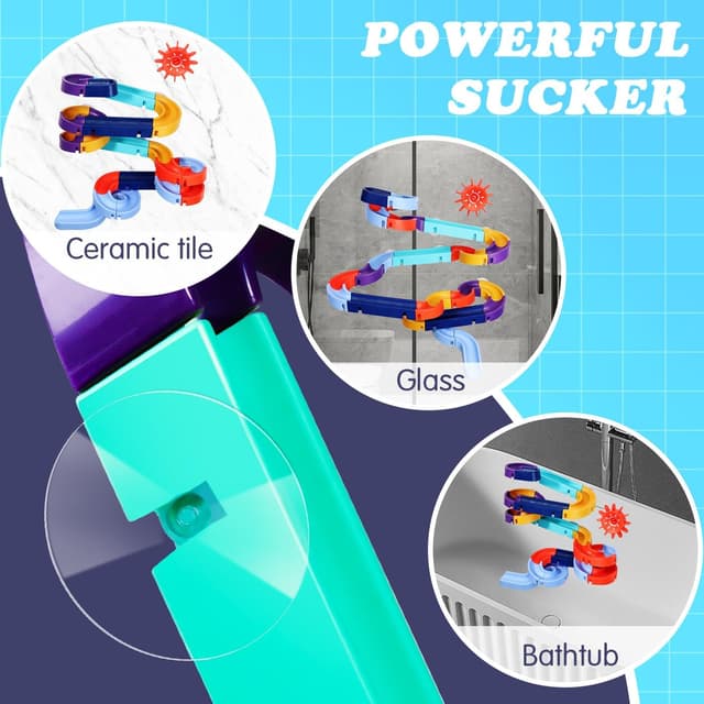 Detalle 2 de Bath Toys DIY Track Game 48 pcs