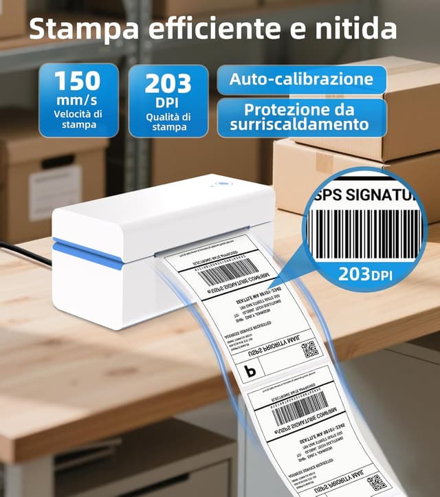 Thumbnail 2 de ORGSTA stampante etichette 4x6 152 mm/s