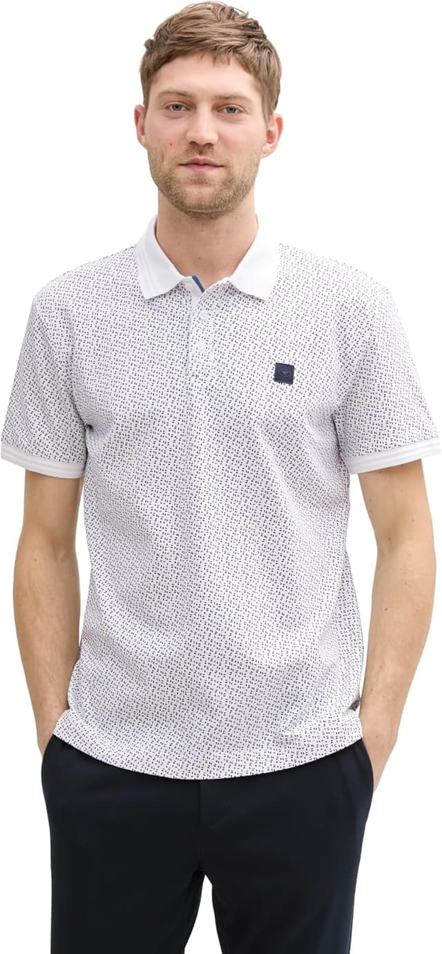 Thumbnail 6 de TOM TAILOR 1045682 Polo da uomo in cotone elasticizzato con logo