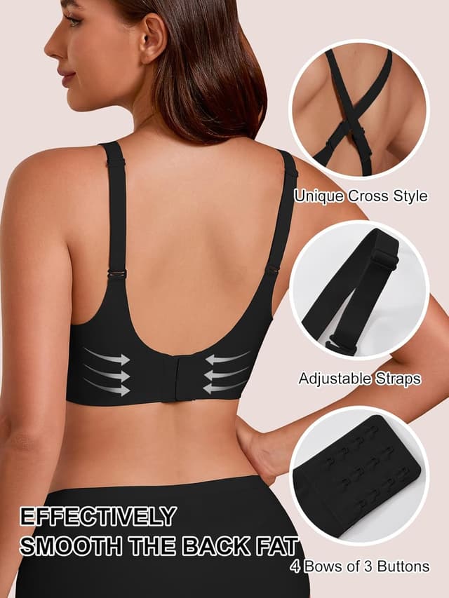 Detalle 2 de COCOMARTS Jelly Bras Wireless Push Up Bra