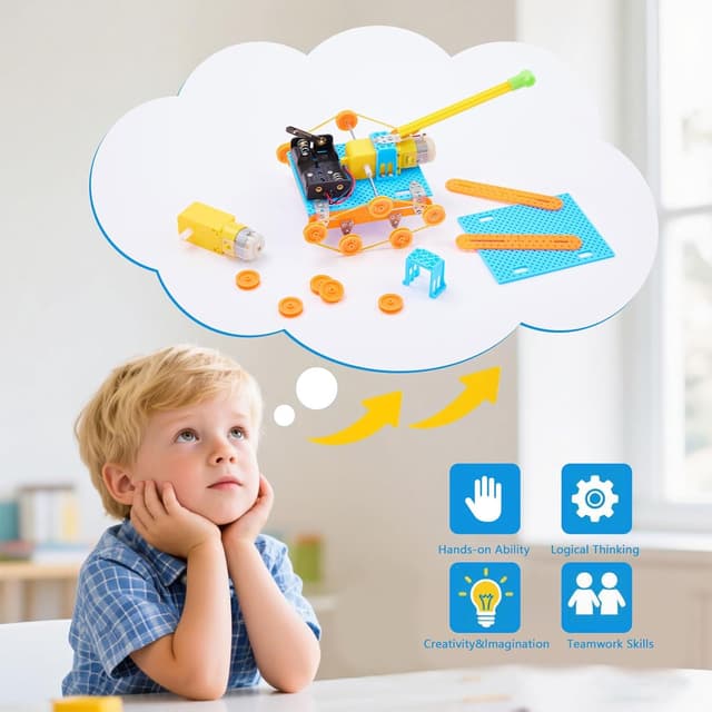 Thumbnail 3 de SCIENCE DIARY STEM Robot Building Kit 5-in-1