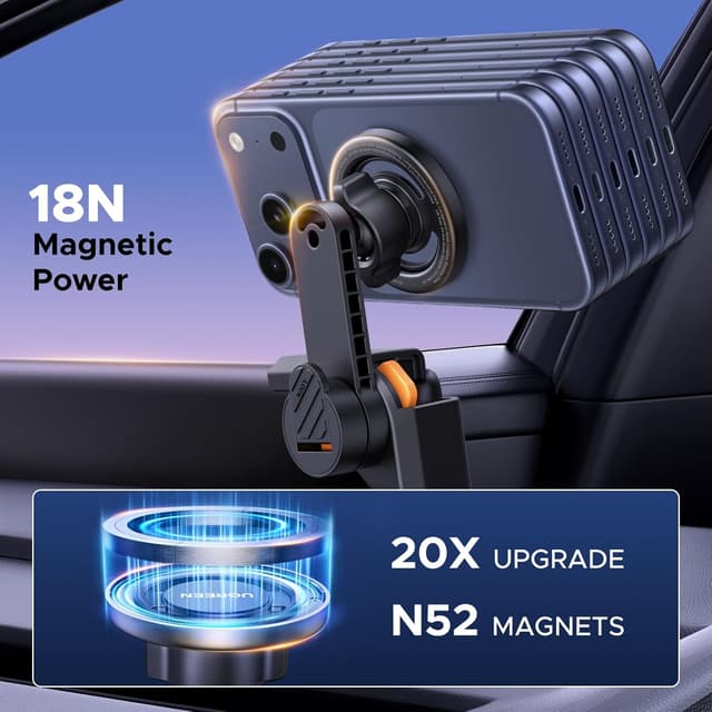 Detalle 2 de UGREEN Phone Holder for Tesla Model 3 — MagSafe Mount