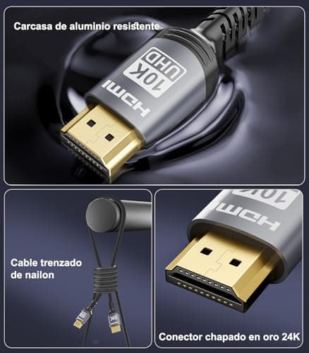 Thumbnail 7 de Sniokco HDMI 2.1 48 Gbps 1 metro