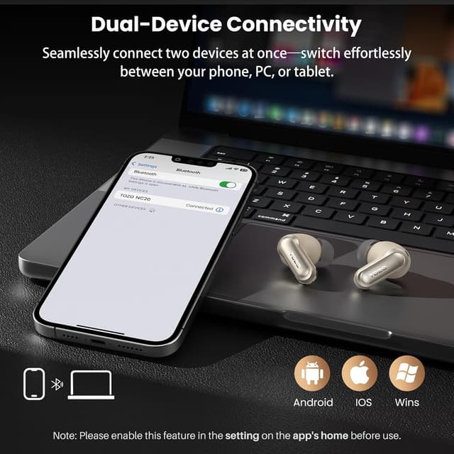 Thumbnail 6 de TOZO NC20 active noise cancelling earbuds