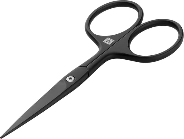 Detalle 2 de Forbici per barba ZWILLING nero opaco da 115 mm, manico più largo e taglio preciso