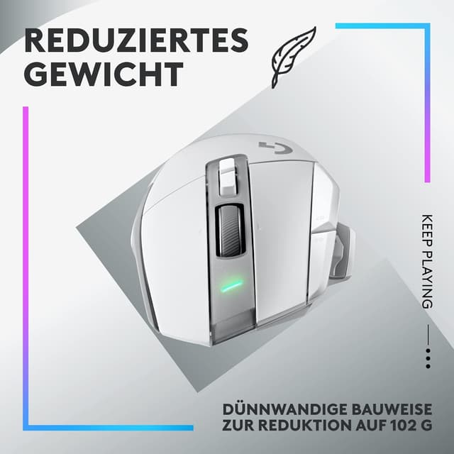 Thumbnail 5 de Logitech G502 X LIGHTSPEED kabellose Gaming‑Maus 25K