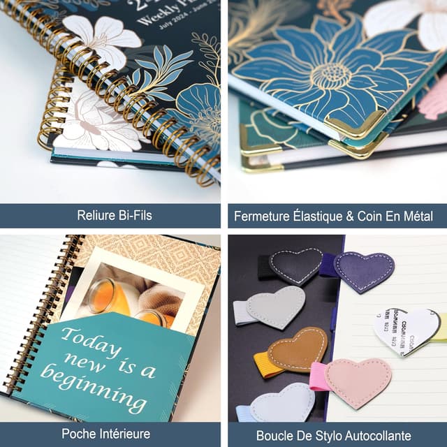 Thumbnail 4 de Agenda 2026 Neysa semainier A5 12 mois