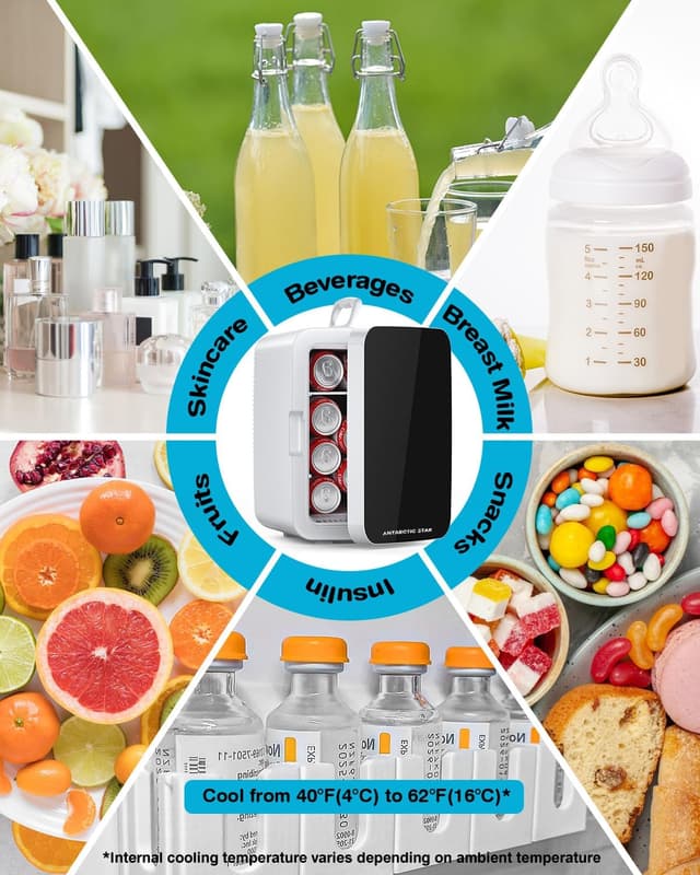 Thumbnail 4 de Antarctic Star Compact Mini Fridge 10L — Portable Refrigerator