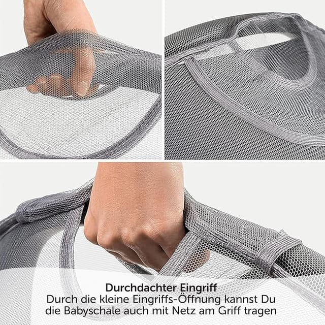 Detalle 2 de Zamboo Insektenschutz Babyschale mit Mückennetz