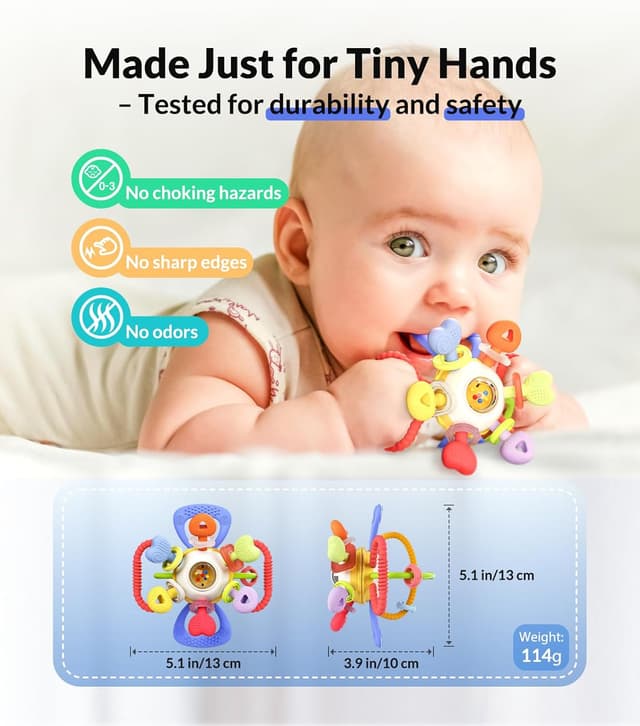 Thumbnail 5 de Baby Teething & Rattle Toy 0–12 months