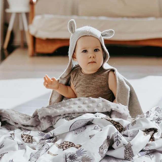 Detalle 2 de Soarwg Kids Lion baby blanket 75x100cm