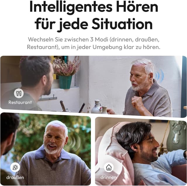 Detalle 2 de Cearvol Nano Hörverstärker mit Ladecase