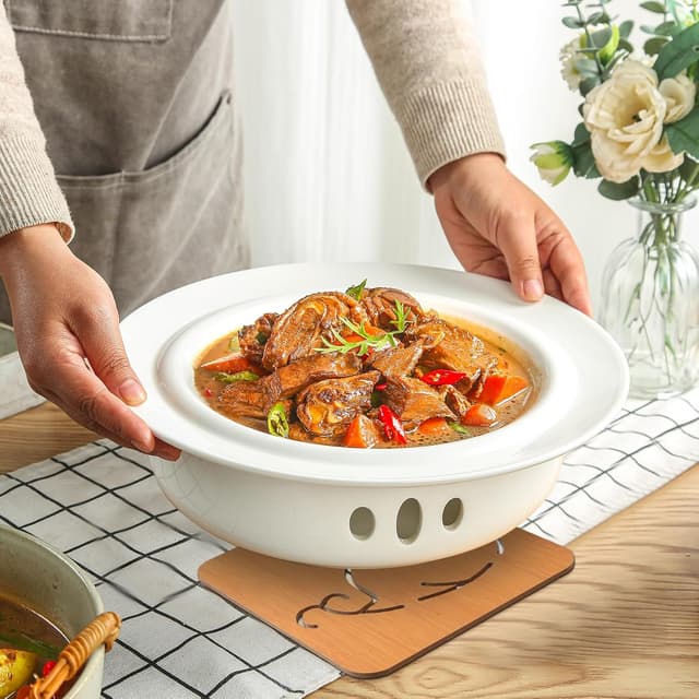 Detalle 2 de SiGuLiKeJi 8 Piece wooden trivet set