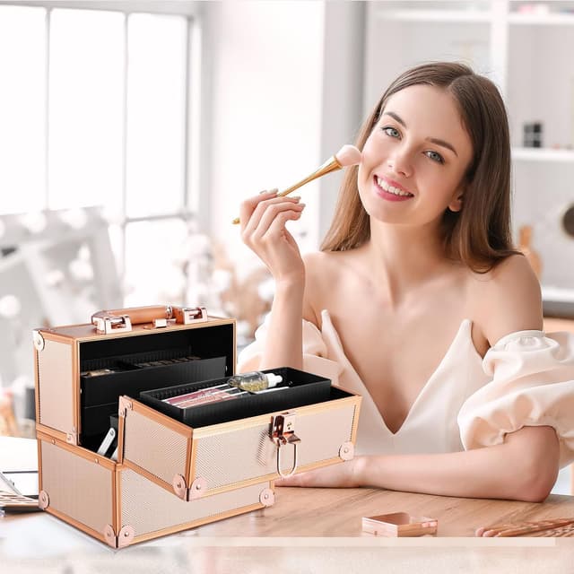 Thumbnail 6 de Frenessa Makeup Box 25cm Rose Gold